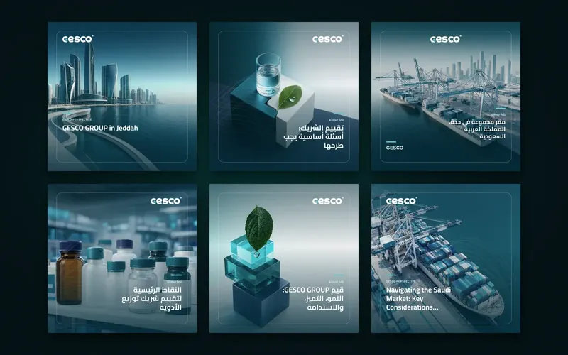لقطة من عمل GESCO Content Studio